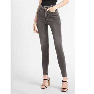 Express High Waisted Comfort Knit Skinny Jeans